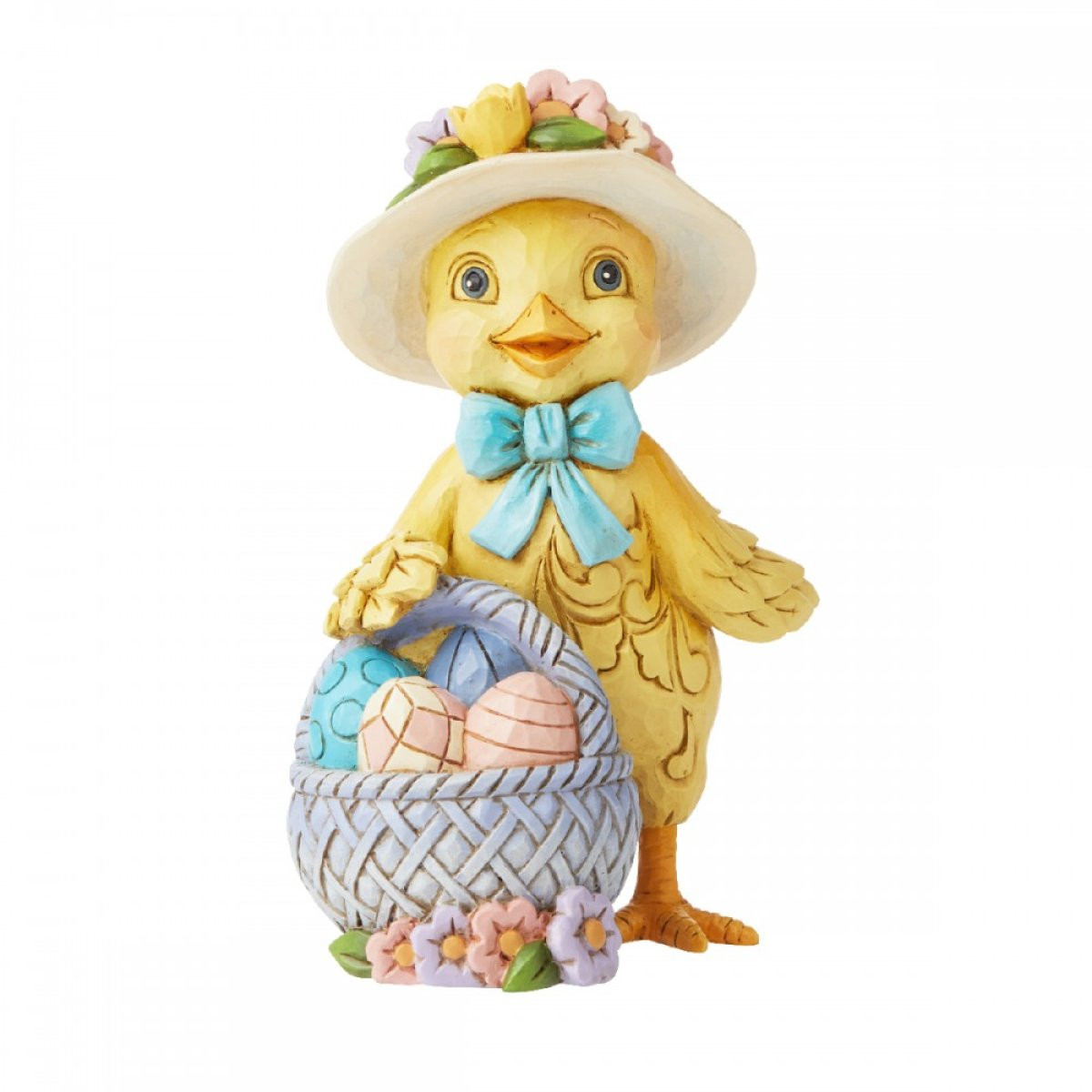 MINI FIGURINA PULCINO CON PASQUA - JIM SHORE HEARTWOOD CREEK