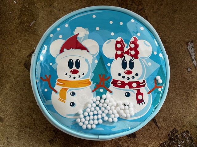 [DIFETTO] BORSA A TRACOLLA MICKEY MINNIE SNOW GLOBE - DISNEY LOUNGEFLY