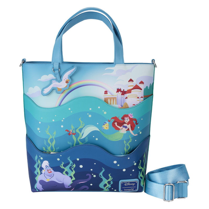 Sac Tote La Sirenetta 35° Anniversario Life is the Bubbles - DISNEY LOUNGEFLY