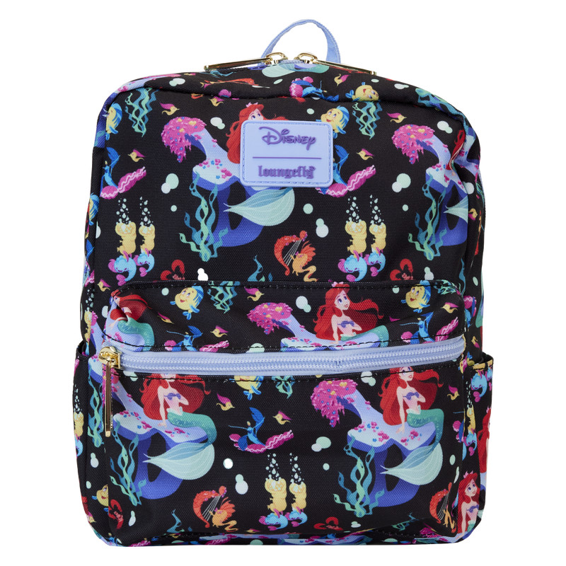 ZAINO MINI Nylon La Sirenetta 35° Anniversario Life is the Bubbles - DISNEY LOUNGEFLY