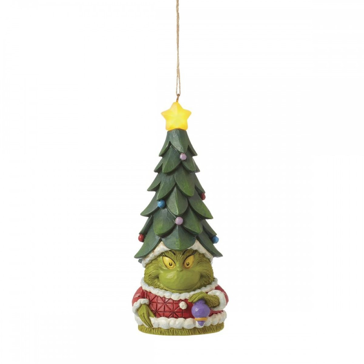 GNOME ILLUMINATO GRINCH - JIM SHORE GRINCH