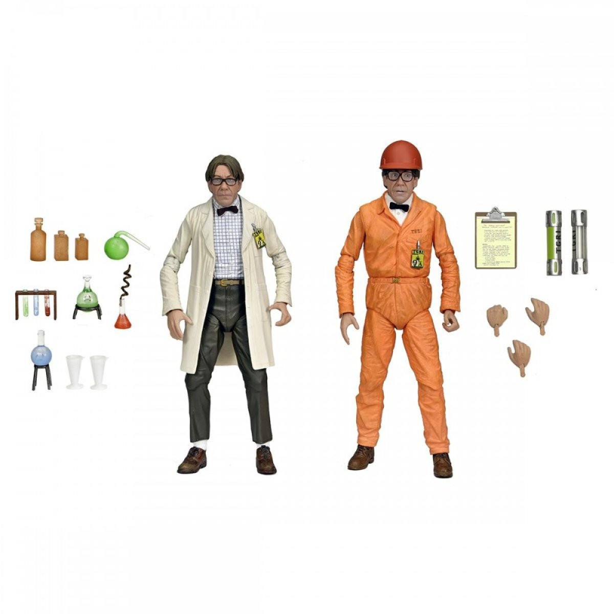 Tartarughe Ninja II: Il segreto di Ooze - PACCHETTO DA 2 ACTION FIGURE - PROFESSOR PERRY E TUTA HAZMAT PROFESSOR PERRY