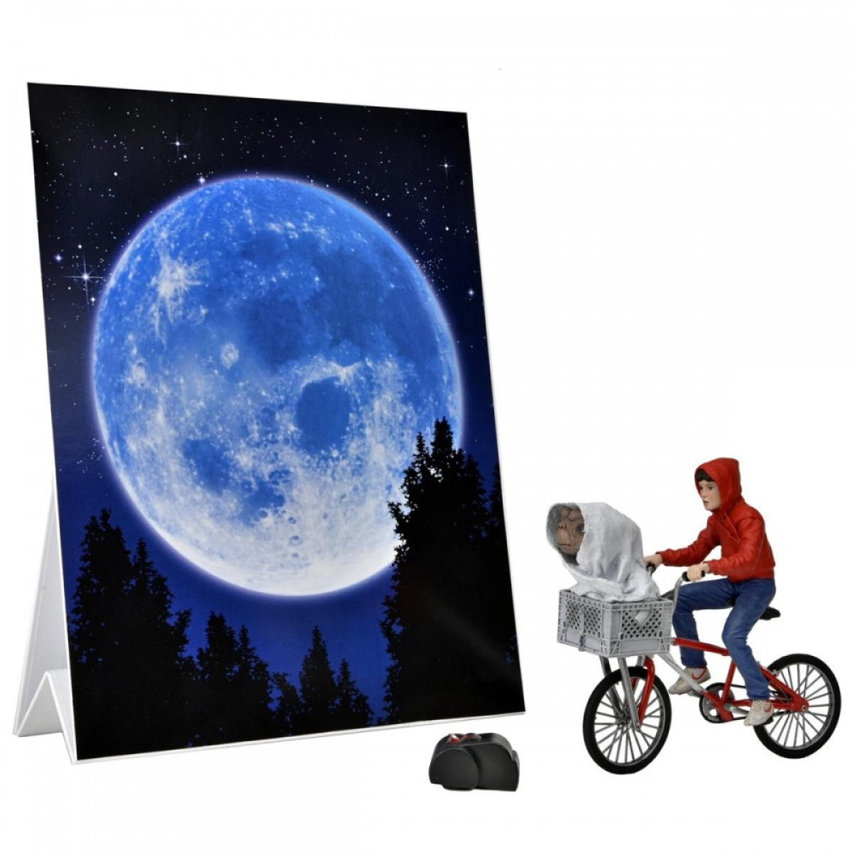 E.T. 40° ANNIVERSARIO - ACTION FIGURE - ELLIOTT & E.T. IN BICI