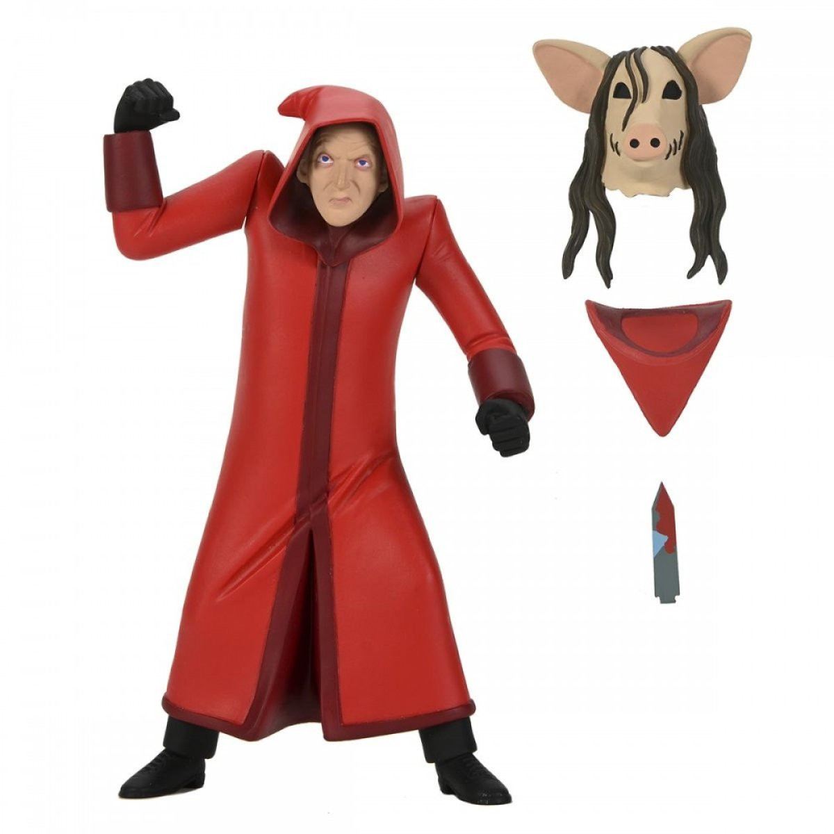 SAW – ACTION FIGURE – TOONY TERRORS JIGSAW (VESTAGLIA ROSSA)