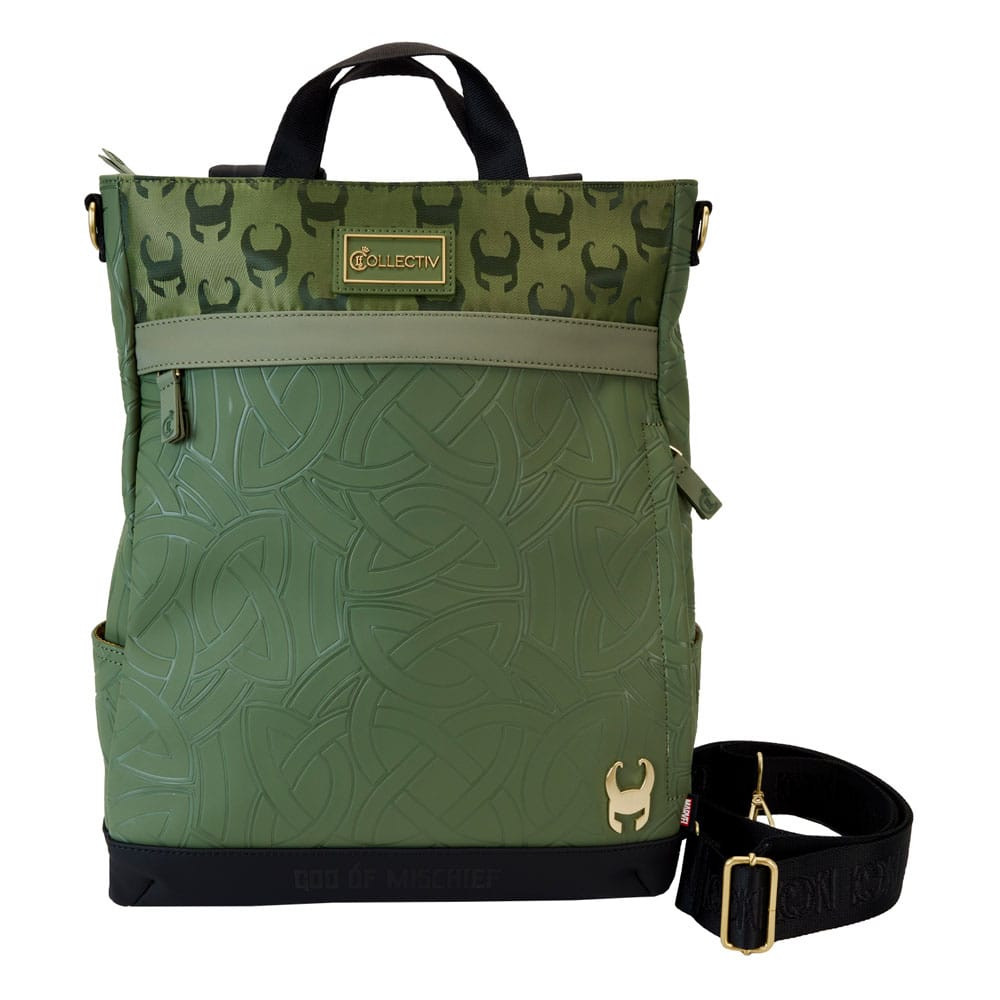 ZAINO CONVERTIBILE TOTE BAG LOKI CREATIVE - MARVEL LOUNGEFLY