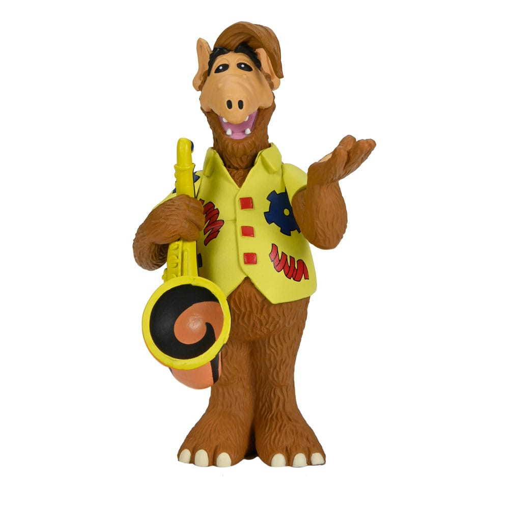 Figurina Alf Toony Classic Alf con sassofono 15 cm