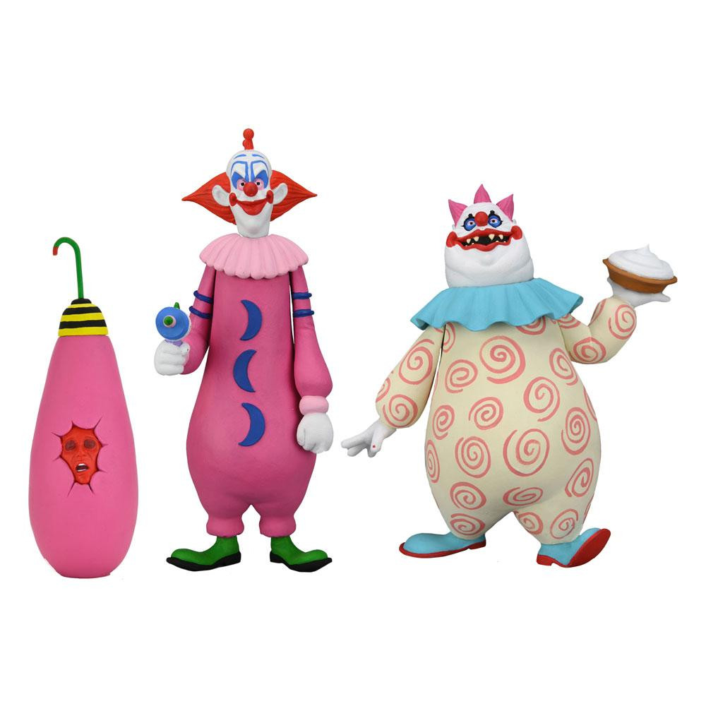 Killer Klowns from Outer Space confezione 2 Figura Toony Terrors Slim e Chubby 15 cm