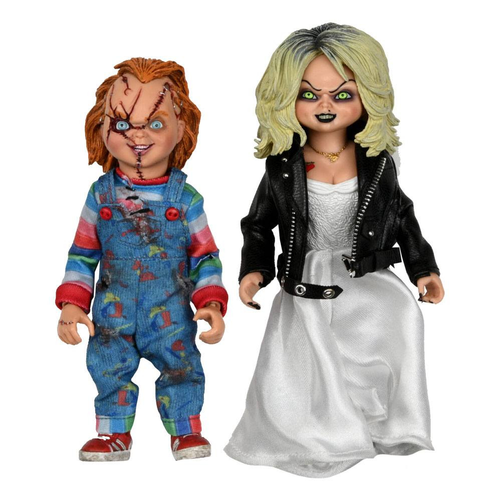 La sposa di Chucky confezione 2 Figura vestita Chucky e Tiffany 14 cm