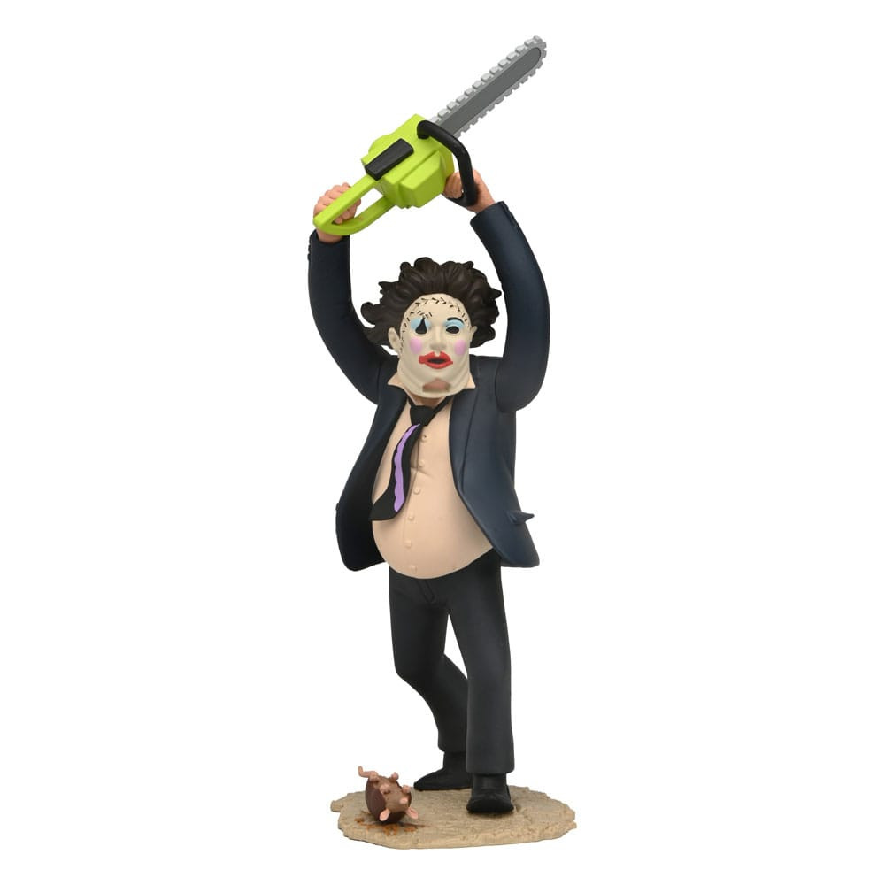 Texas Chainsaw Massacre Toony Terrors Figura 50° Anniversario Pretty Woman Leatherface 15 cm