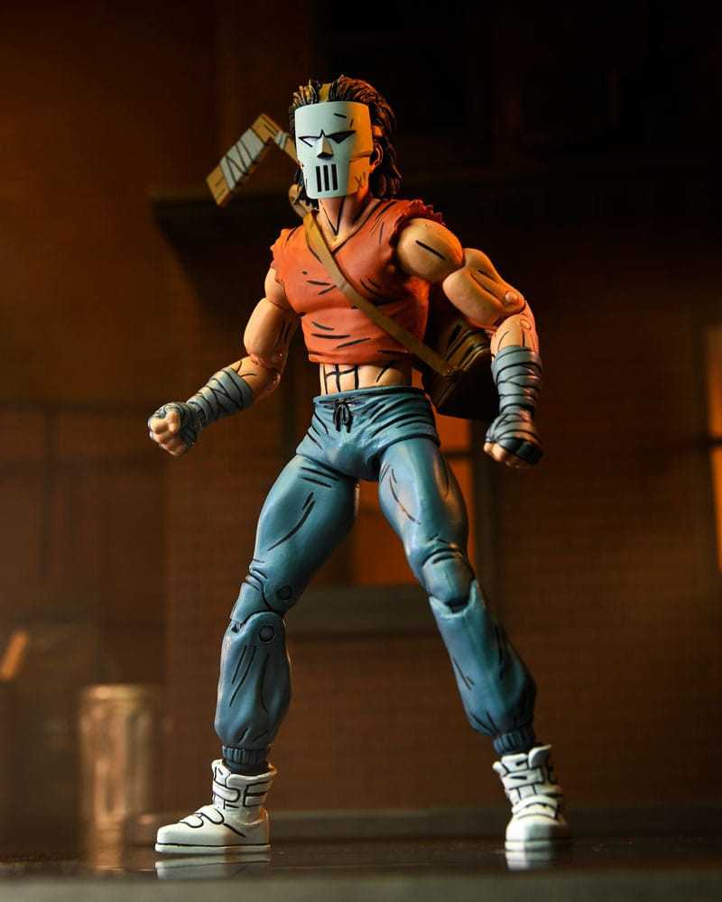 Tartarughe Ninja (Mirage Comics) Figura Casey Jones in camicia rossa 18 cm