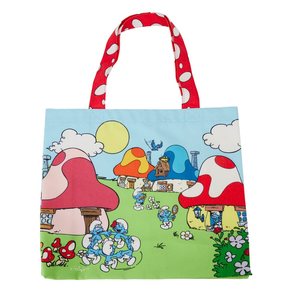 Sac Tote La vita del villaggio dei Puffi - Loungefly