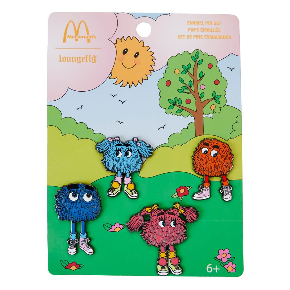 Set di 4 pin Fry Gang McDonalds - Loungefly