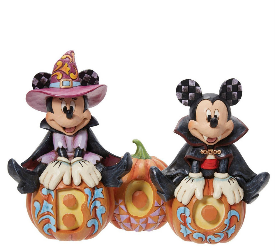 [DIFETTO] TOPOLINO E MINNIE HALLOWEEN FOSFORESCENTE - DISNEY TRADITIONS