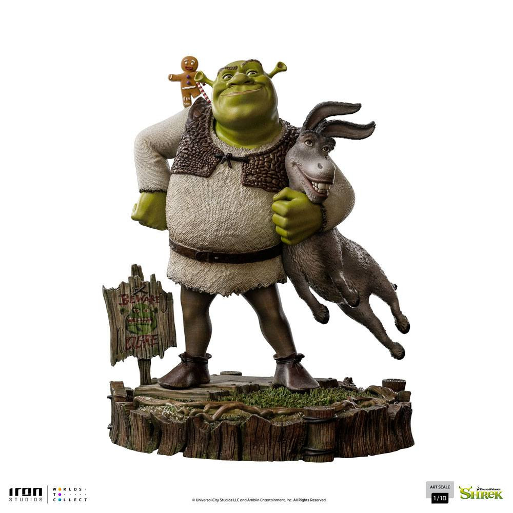 Shrek, Ciuchino e L'omino di pan di zenzero Deluxe Art Scale - Dreamworks