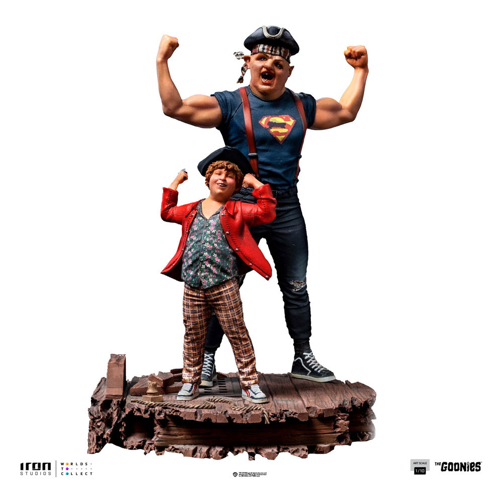 Bradipo e Chunk Art Scale - I Goonies