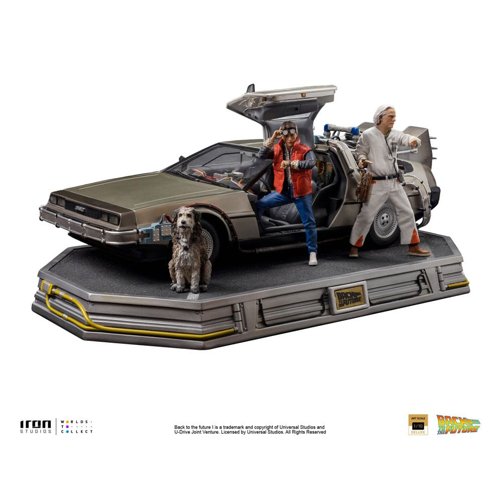 DeLorean Set completo Art Scale - Ritorno al futuro