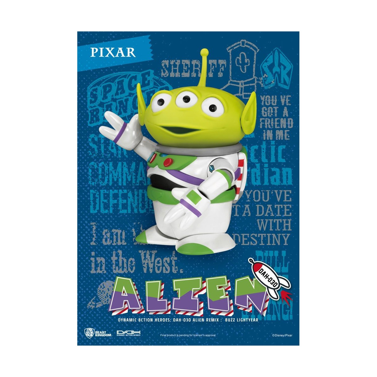 DISNEY PIXAR TOY STORY ALIEN COSPLAY BUZZ LIGHTNING - Dynamic Action Heroes