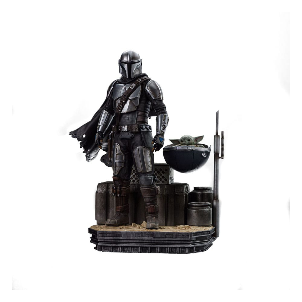 DIN DJARIN & DIN GROGU ART SCALE - STAR WARS THE MANDALORIAN