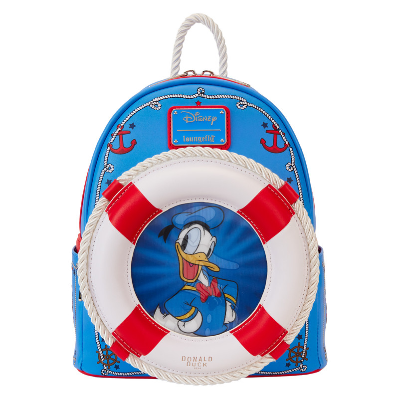 Mini zaino Lenticolare Paperino 90° Anniversario - DISNEY LOUNGEFLY