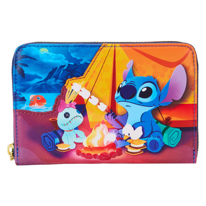 Portafoglio con Zip Stitch Camping Cuties - DISNEY LOUNGEFLY