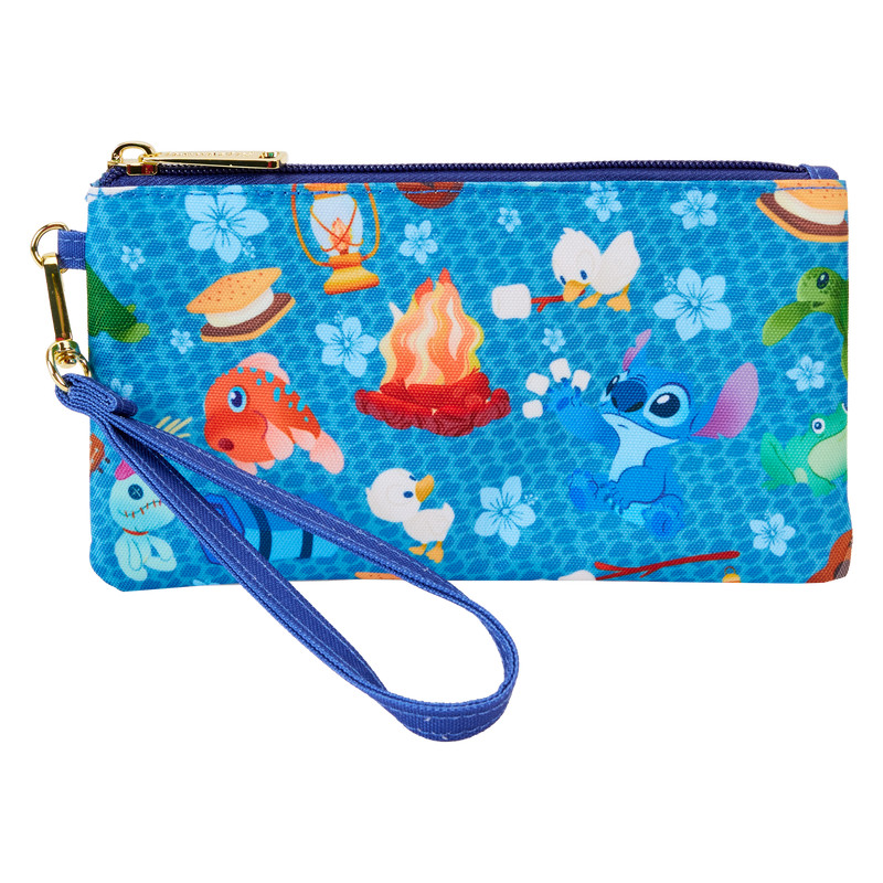 Custodia in nylon con stampa Stitch Camping Cuties - DISNEY LOUNGEFLY