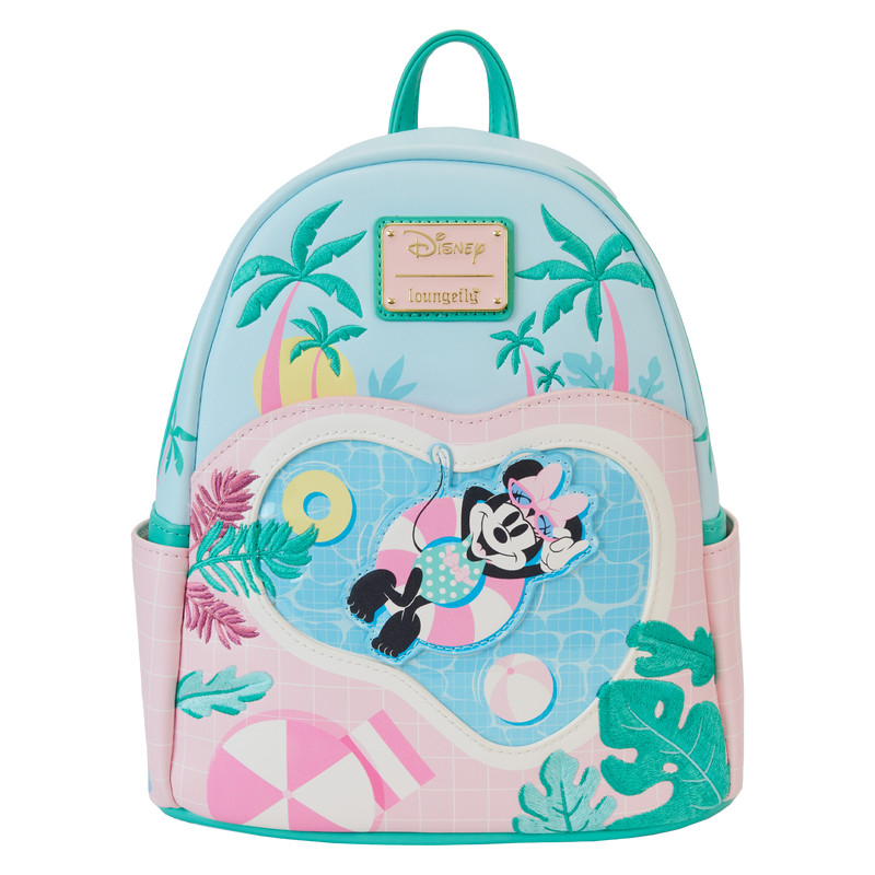 Mini zaino Minnie Mouse stile vacanza a bordo piscina - DISNEY LOUNGEFLY