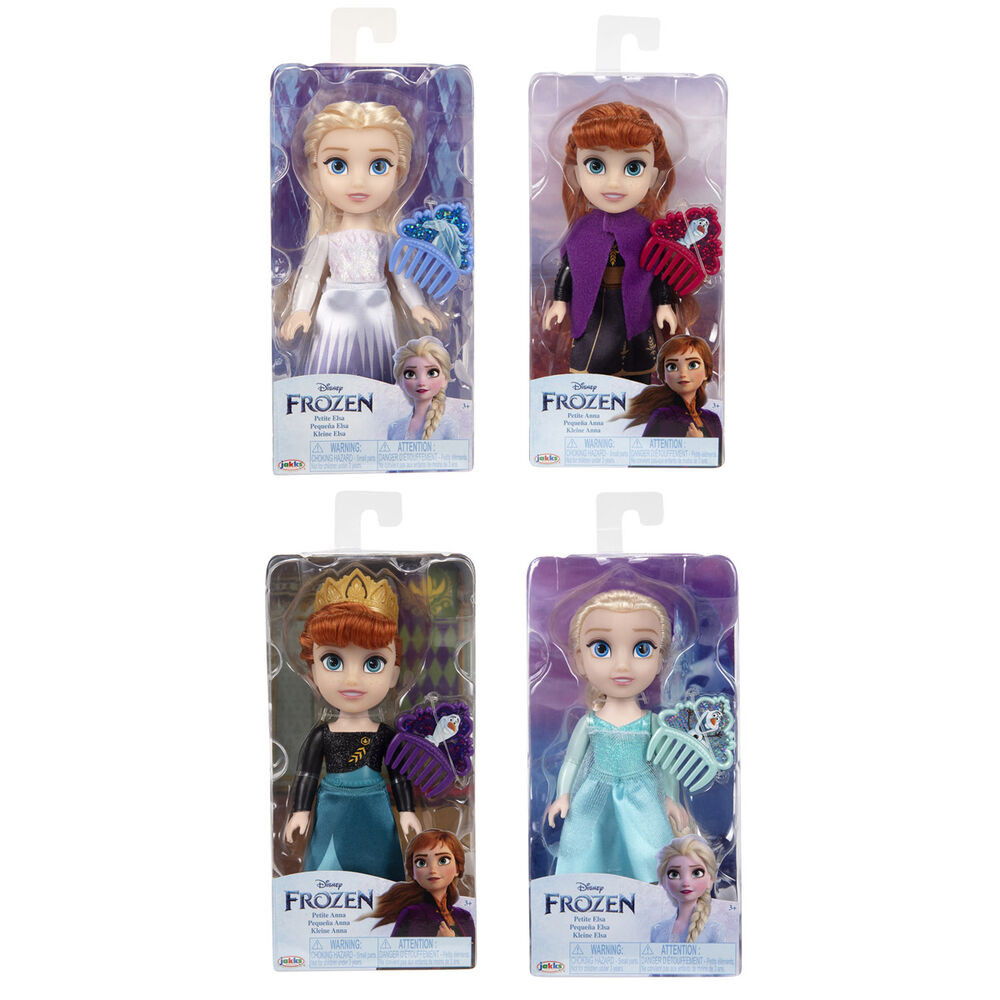 2 bambole assortite Anna ed Elsa 15 cm - Disney Frozen