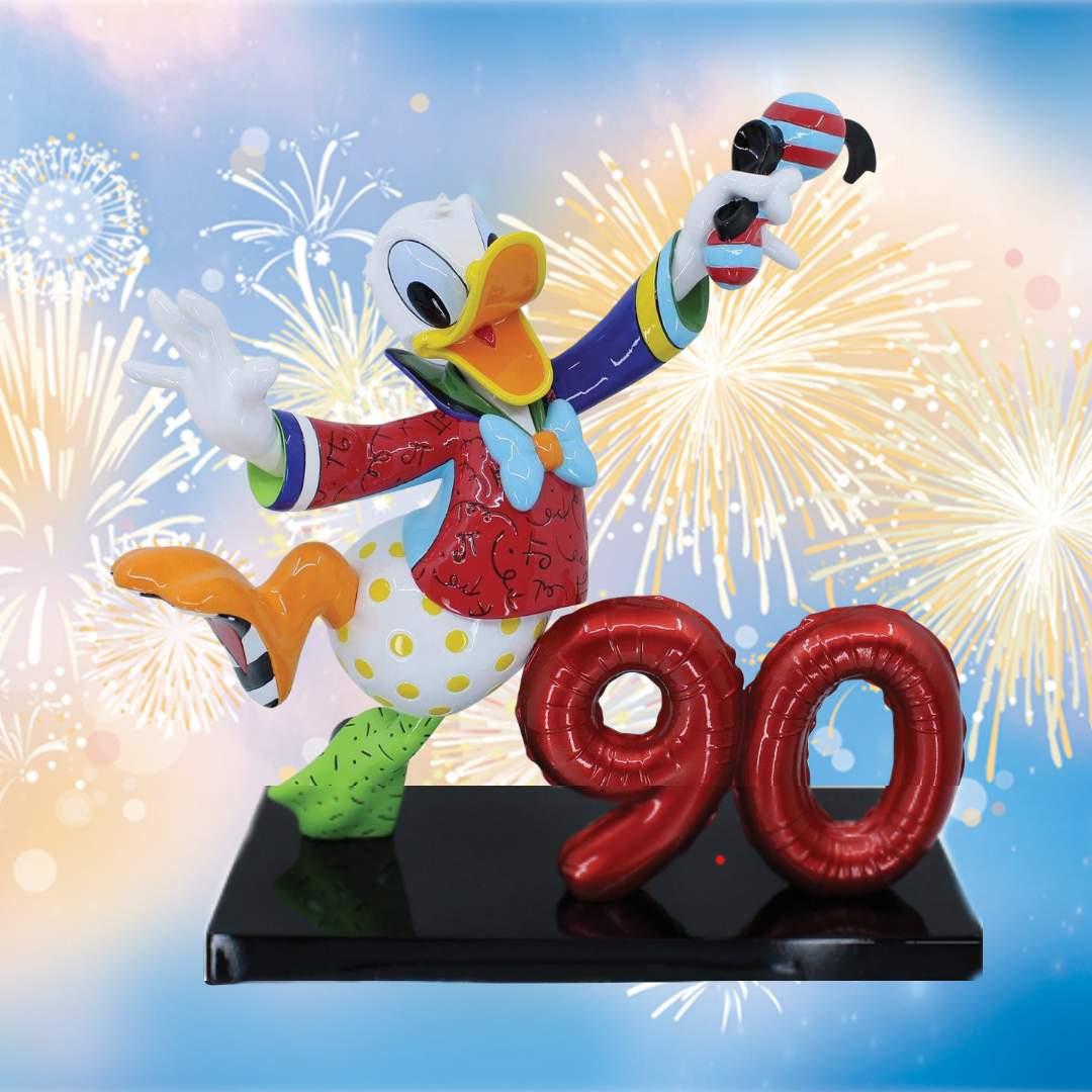 Paperino 90° anniversario edizione limitata 1500 - Disney Britto