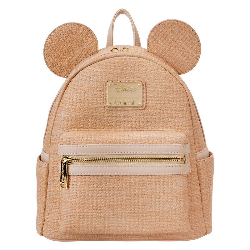 Mini zaino con trama intrecciata Topolino - DISNEY LOUNGEFLY