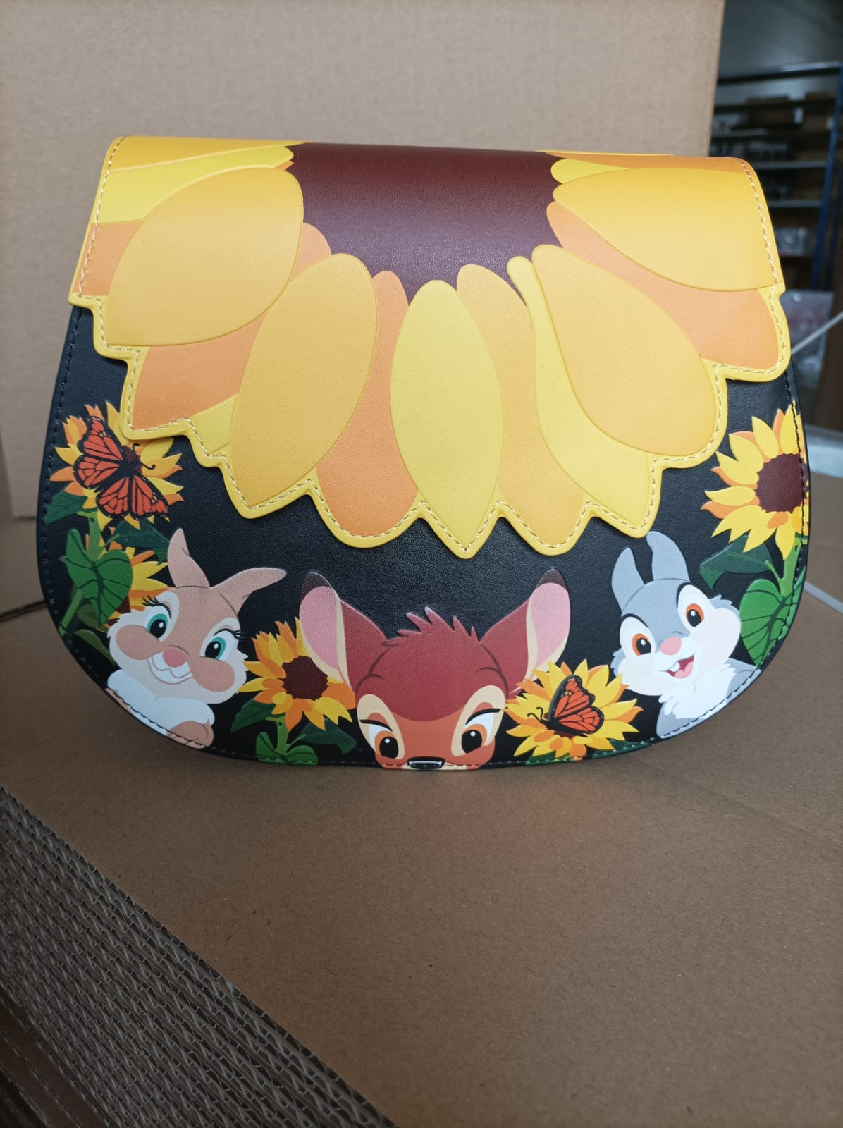 [DIFETTO] BORSA A TRACOLLA Bambi Sunflower Friends - DISNEY LOUNGEFLY