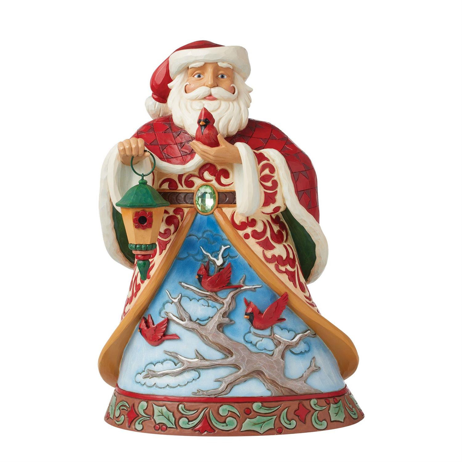 Figura di Babbo Natale Deluxe in edizione da collezione - JIM SHORE HEARTWOOD CREEK