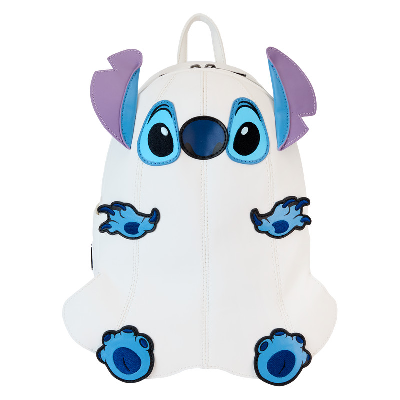 Mini zaino fosforescente Stitch con costume da fantasma - DISNEY LOUNGEFLY