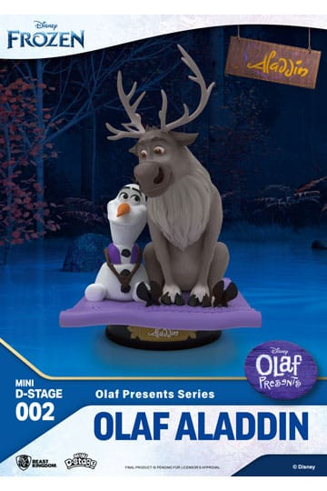 Sven e Olaf Aladdin - Frozen - Disney Mini D-Stage