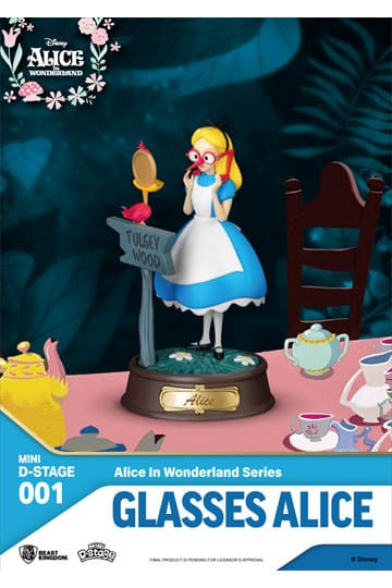 Alice con occhiali  - Alice nel Paese delle Meraviglie - Disney Mini D-Stage