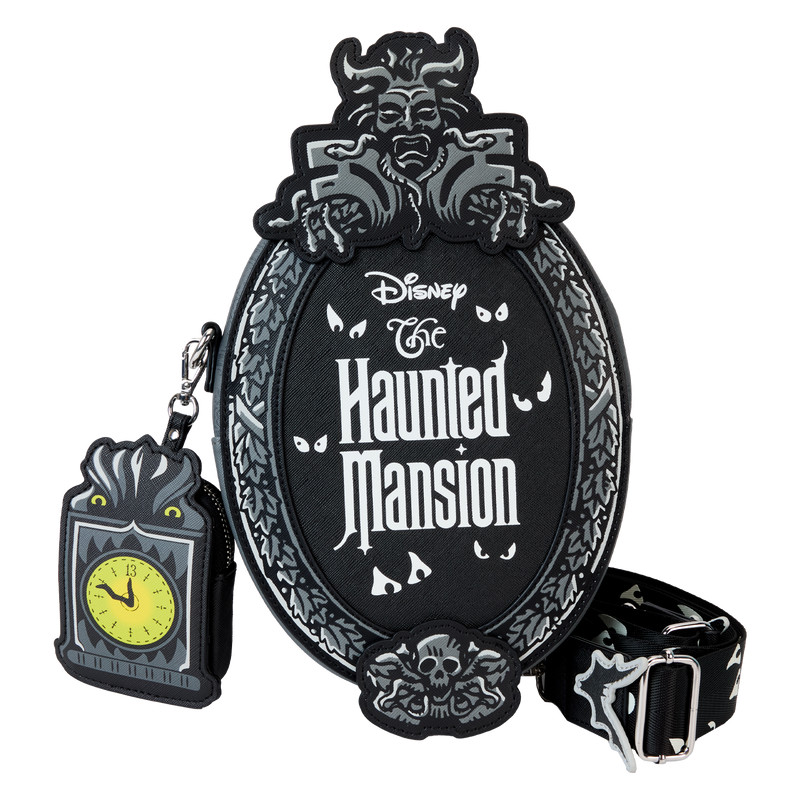 borsa a tracolla luminosa con porta monete The Haunted Mansion - DISNEY LOUNGEFLY