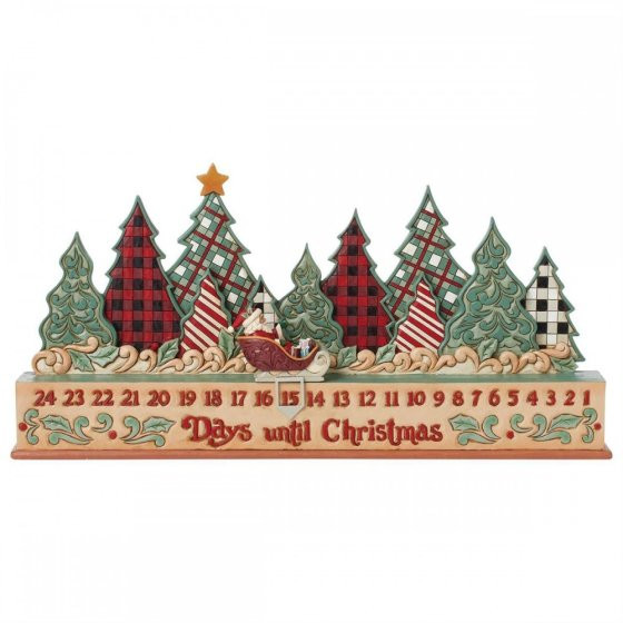 Figurina calendario conto alla rovescia Natale - JIM SHORE HEARTWOOD CREEK