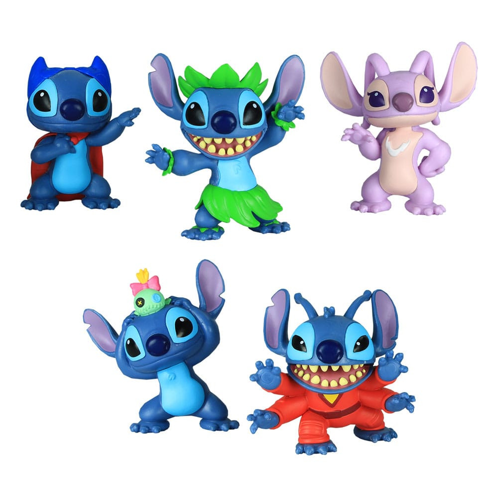 Confezione da 5 personaggi Stitch - Disney Lilo & Stitch