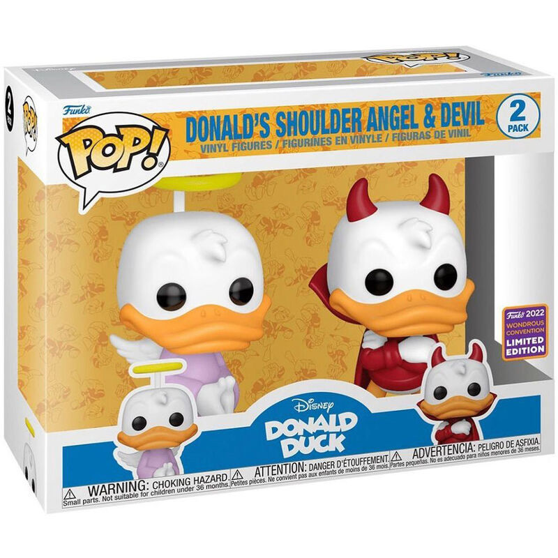 FUNKO POP! Paperino Angel & Demone esclusivo - Disney Paperino