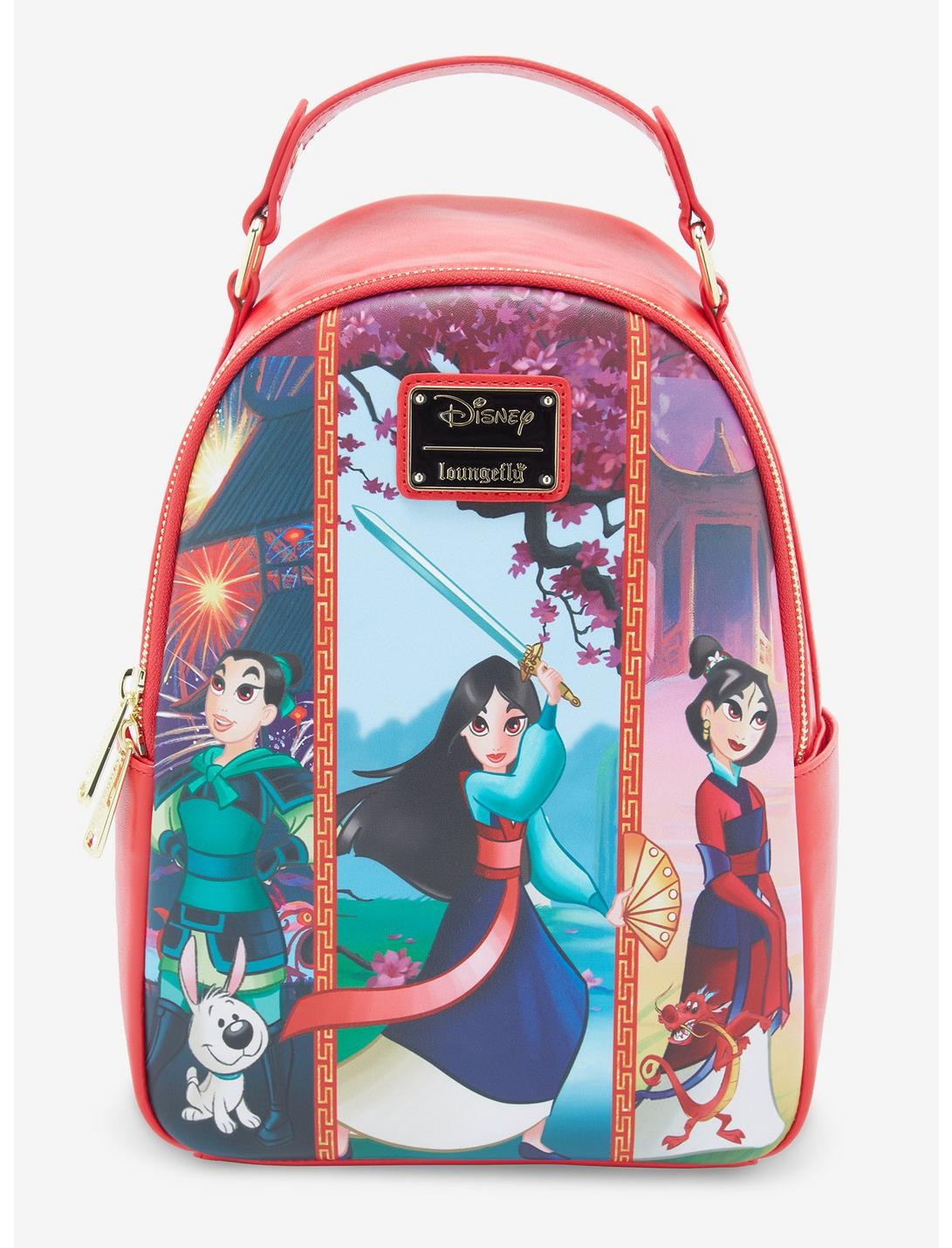 Mini zaino esclusivo Mulan trasformazione - DISNEY LOUNGEFLY