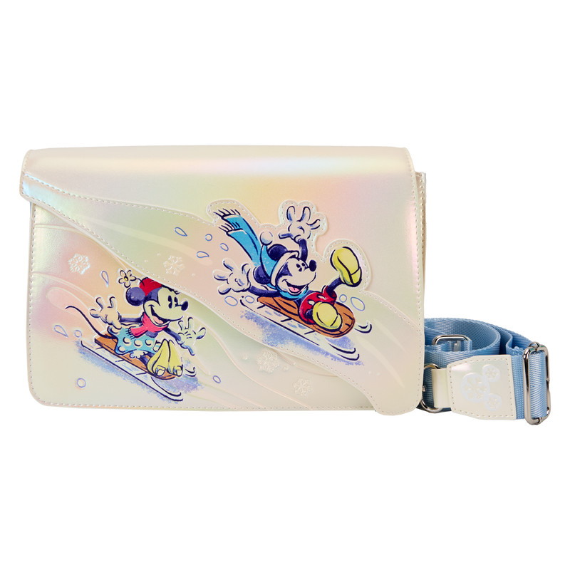 Borsa a tracolla Topolino & Friends Winter Wonderland - DISNEY LOUNGEFLY