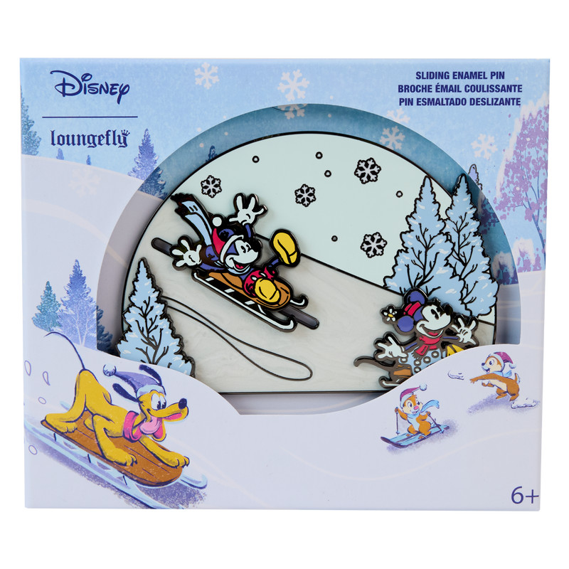 Spilla scatola da collezione Topolino & Friends Winter Wonderland - DISNEY LOUNGEFLY