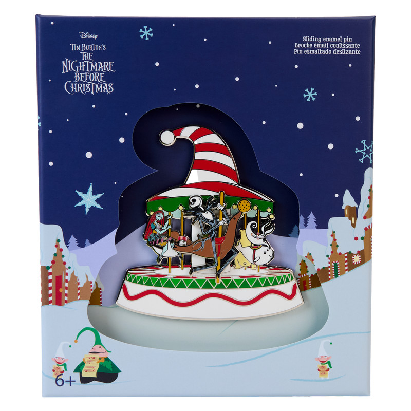 Spilla da collezione Candy Cane Carousel - DISNEY LOUNGEFLY The Nightmare Before Christmas