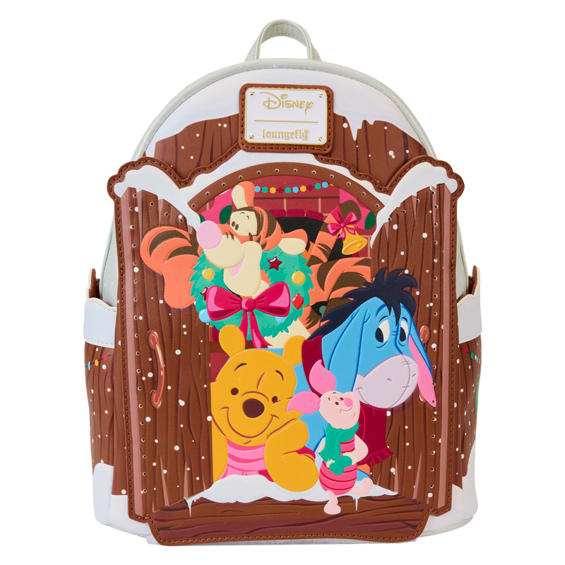 Mini zaino luminoso auguri Natale - DISNEY LOUNGEFLY Winnie The Pooh & Friends