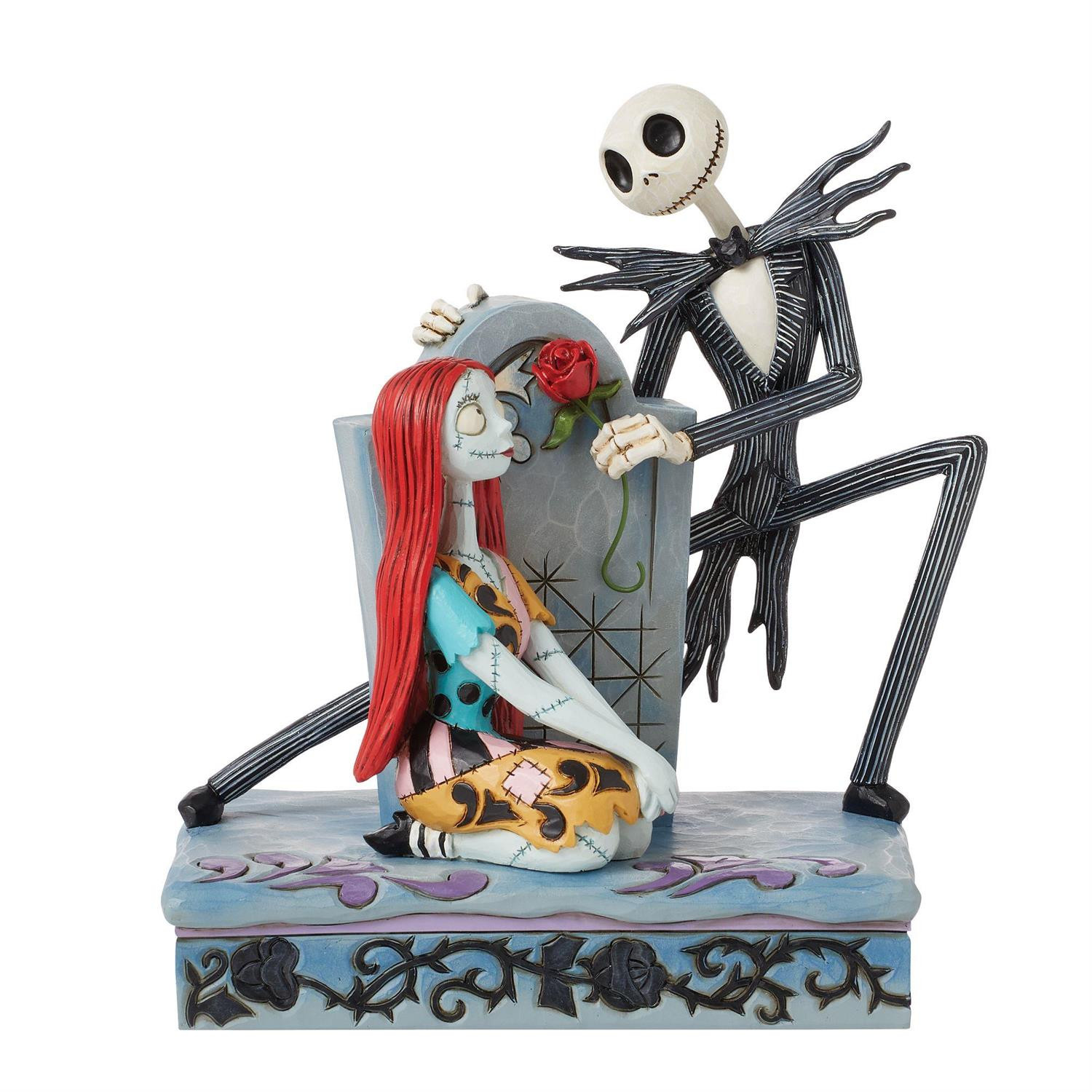 Jack e Sally su una lapide - DISNEY TRADITIONS