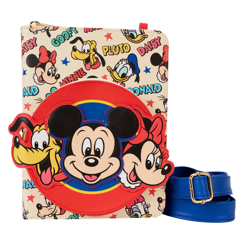 Diario a tracolla ricaricabile Topolino & Friends - DISNEY LOUNGEFLY