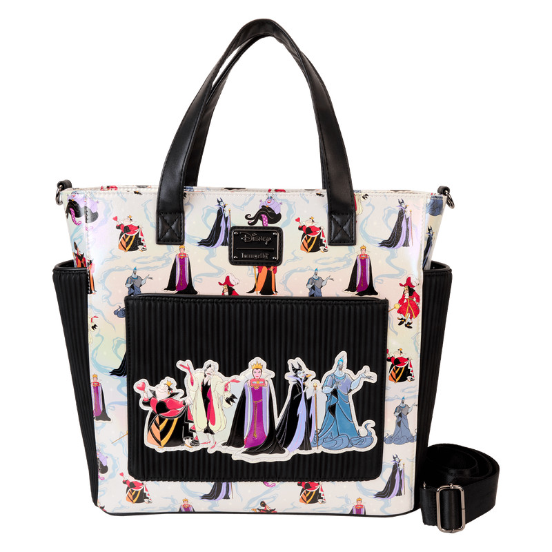 Convertibile zaino e Tote Bag iridescente Villains - DISNEY LOUNGEFLY