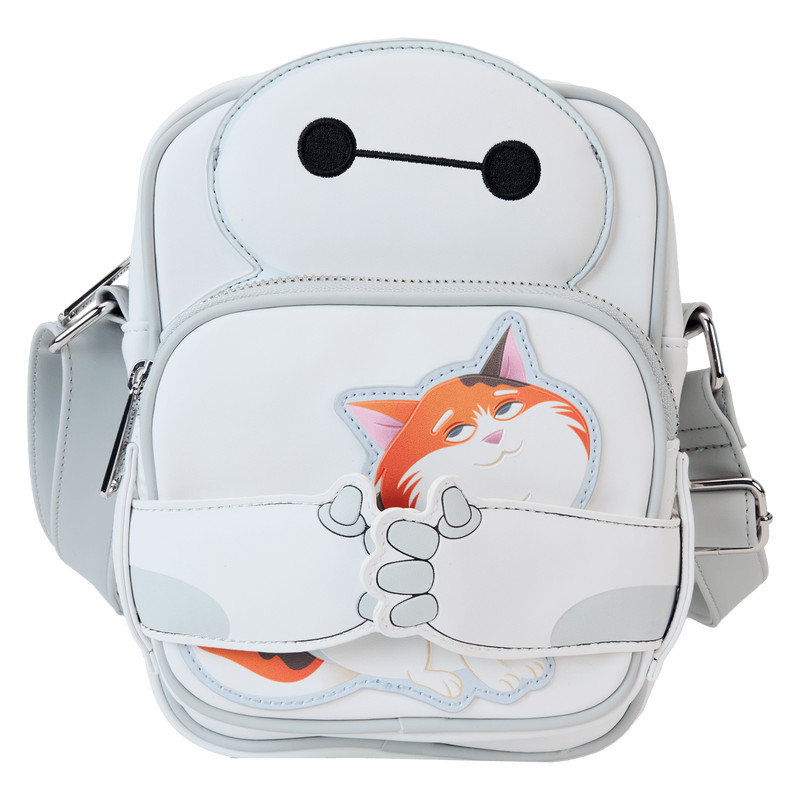 Borsa a tracolla con porta monete Baymax & Mochi - DISNEY LOUNGEFLY Big Hero 6 10° anniversario