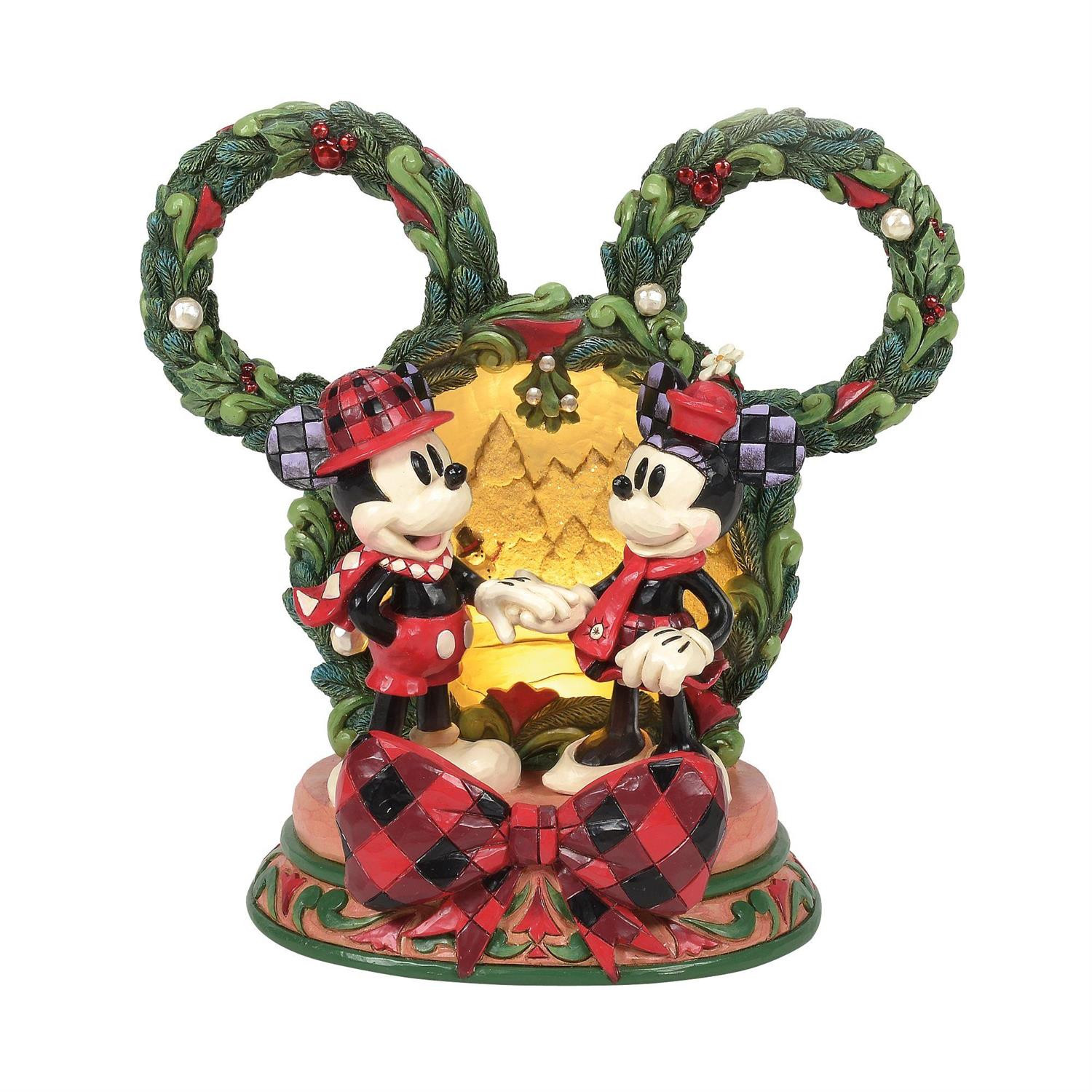 Diorama LED Topolino e Minnie - Disney Traditions