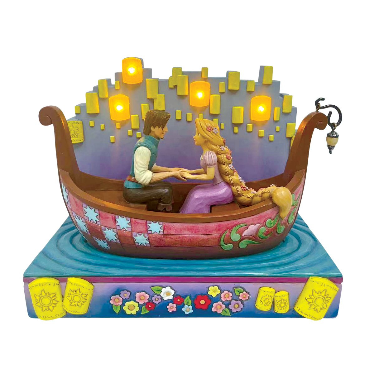 Rapunzel barca con lanterne a LED - Disney Traditions