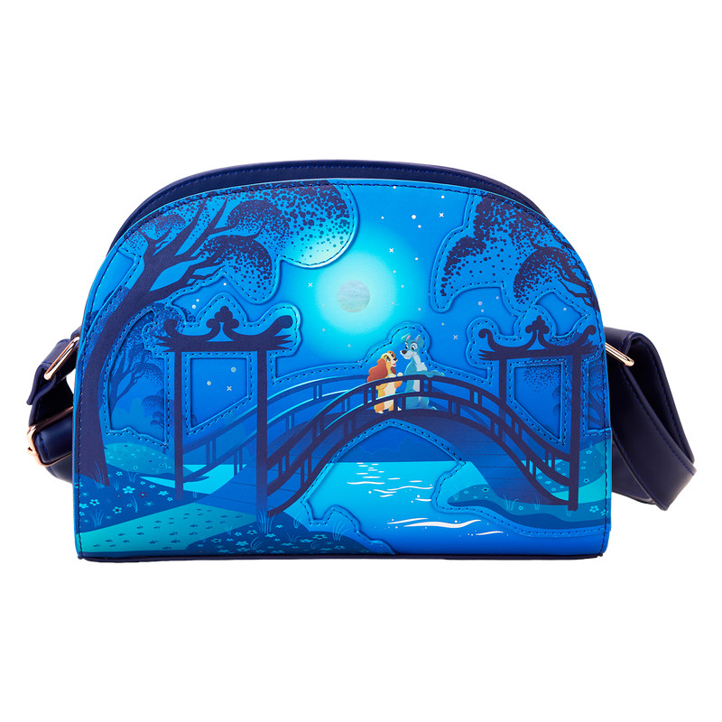 Borsa a tracolla Lady e il vagabondo 70° anniversario - DISNEY LOUNGEFLY